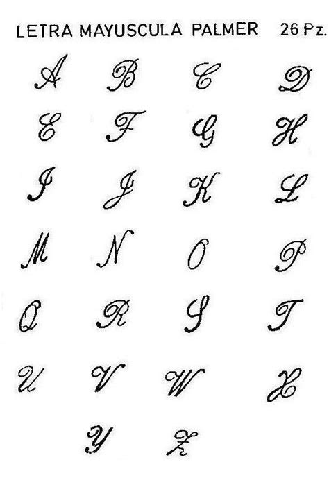 Alfabeto Ilustrado Para Imprimir Letra Cursiva Pdmrea