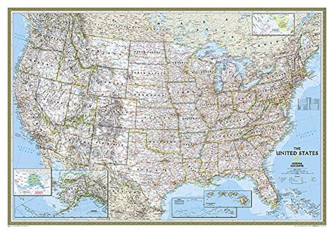 Top 10 Map Of The United States With Cities Wall Maps Nocreem