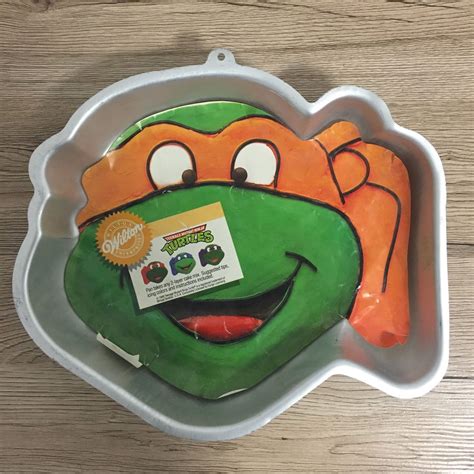 1991 Wilton Tmnt Teenage Mutant Ninja Turtles Cake Pan Mold 2105 4436