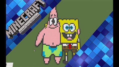 Minecraft Xbox 360 Pixel Art By Tale Of Savage Spongebob Youtube
