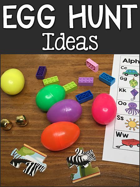 These will be perfect for preschoolers or elementary aged kids. Egg Hunt Ideas for Preschoolers: Learn Skills While ...