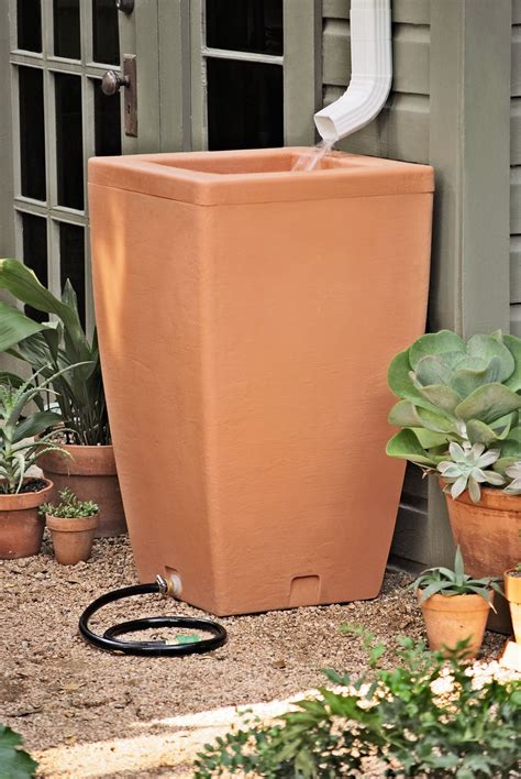 There are as many ways to set up a water collection system as there. How about a rain barrel to decorate your garden with. It ...