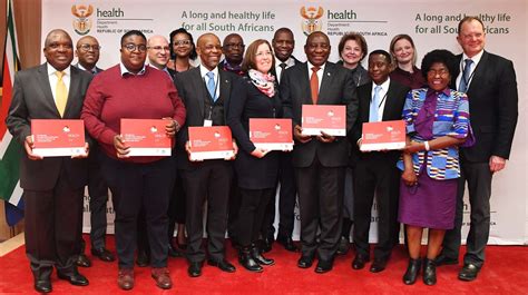 Chairperson of the african union 2020. President Cyril Ramaphosa signs Presidential Health Compac ...