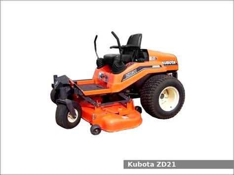 Kubota Zd21 Zero Turn Mower Review And Specs Tractor Specs