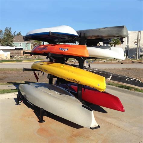 Accessories Kl Outdoor Horizontal Freestanding Kayak Storage Rack Kds6
