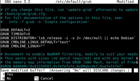 Change The Grub Boot Order In Debian Linux