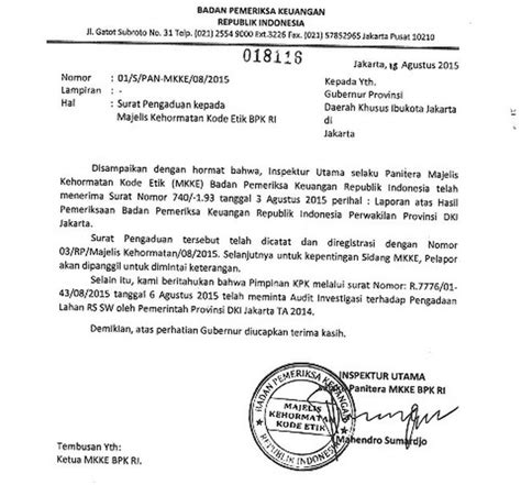 Photo copy bukti lapor spt tahunan 2010 : Begini Balasan Surat BPK yang Menyatakan Akan Minta ...