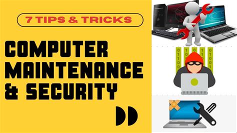 Basic Computer Maintenance And Security How To Care And Maintenance Of