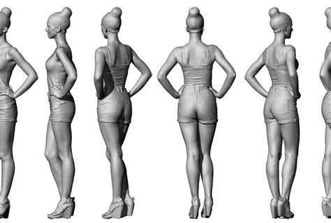 Reference Character Models Zbrushcentral In 2021 Character Modeling