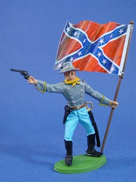 Britains Herald Dsg Confederate Toy Soldiers 3rd Tennessee Cavalry