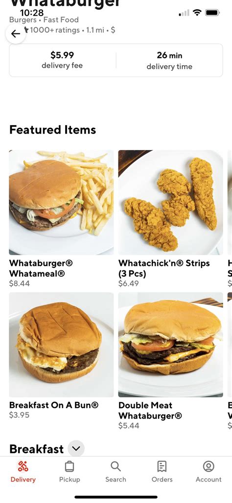 Doordash Whataburger