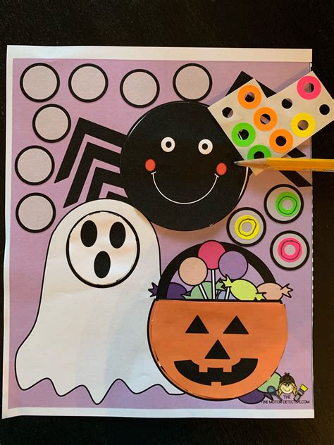 Free Halloween Cut And Paste Printable The Fine Motor Detective