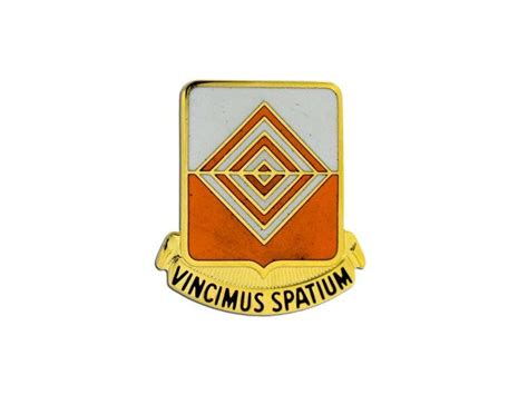 57th Signal Battalion Army Unit Crest Vincimus Spatium Ira Green