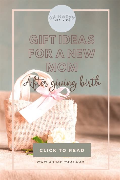 It's a time of critical care for physical recovery, due to the. Gift Ideas for a New Mom After Giving Birth - Oh Happy Joy ...
