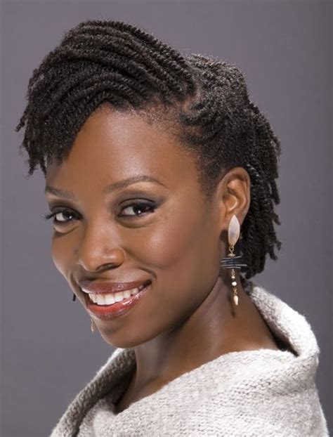 Try this cute twisted look that. Two Strand Twist with model's own hair #naturalhair ...