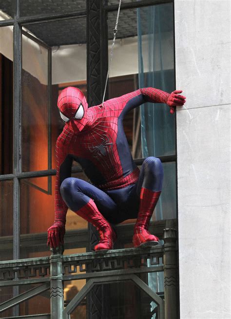 Who was almost cast in the three different iterations of the superhero tale? Gorgeous Pics Of Spidey's New Costume On THE AMAZING ...