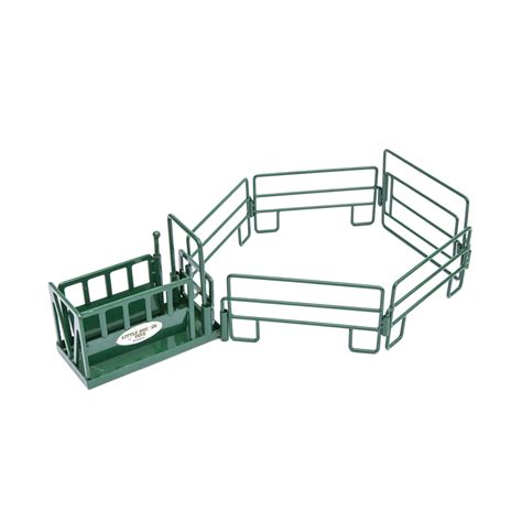 Cattle Squeeze Chute Set Green Little Buster Toys