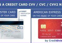 The credit card company can scramble the 3 numbers however it wants, but at least it gives you a starting point in trying. What is a Credit Card CVV / CVC / CVV9 Number and How to Find It - credit card number and cvv in ...