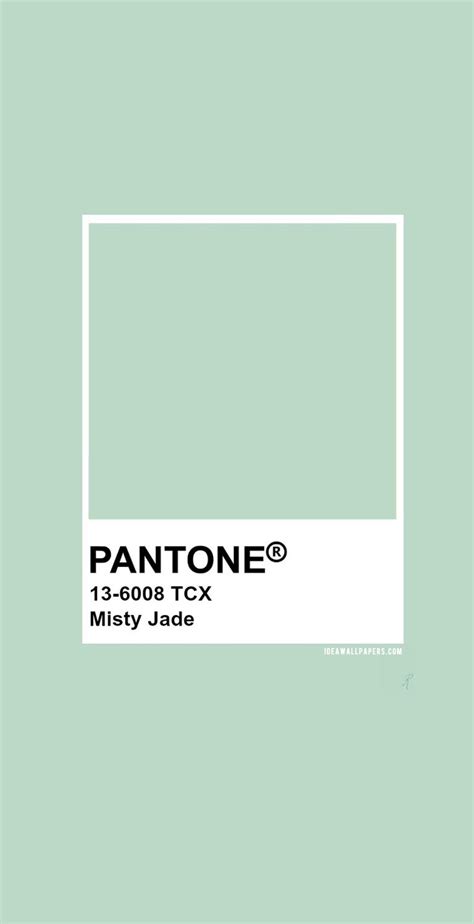 Pantone Misty Jade Pantone 13 6008 Color Inspiration Color Palette