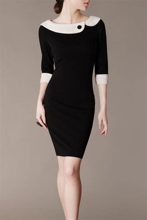 Zipper and button closure on the back. Elegant Funeral Dress | Best Dresses 2019