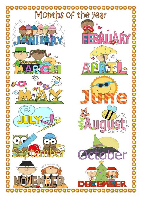 Free Clipart For Teachers Months Of The Year 10 Free Cliparts