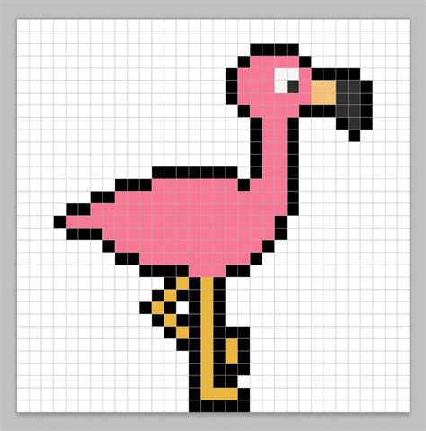 How To Make A Pixel Art Flamingo Mega Voxels