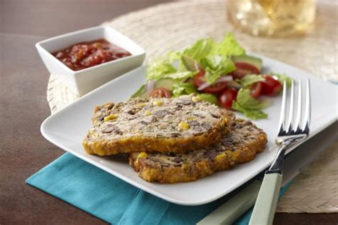Mini meatloaves, potatoes, & green beans are all cooked together making a delicious, simple, and impressive meal. Black Bean and Turkey Meatloaf - Mazola® : Mazola®