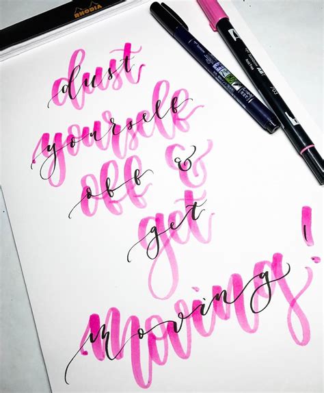 14 Calligraphy Brush Pen Lettering Trends This Is Edit