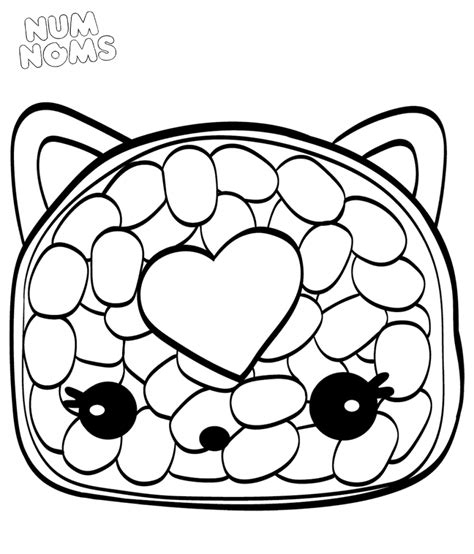 20 Free Printable Num Noms Coloring Pages