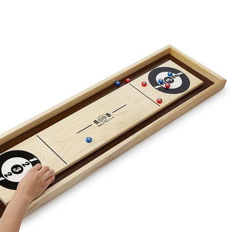 Tabletop Shuffle Board | wooden tabletop game | UncommonGoods