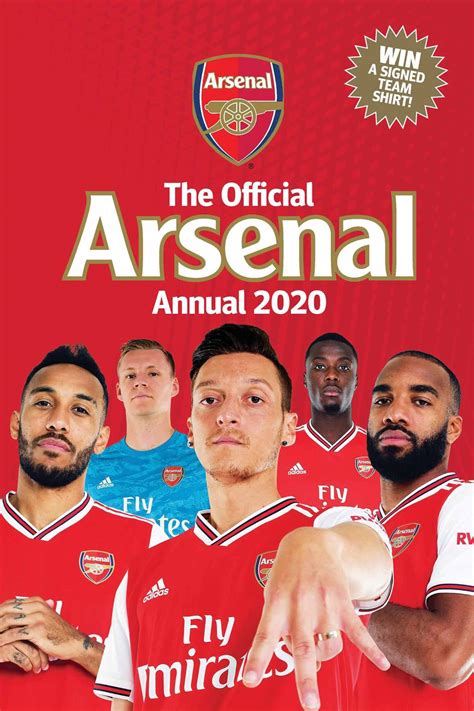 This menu is keyboard accessible. Arsenal FC Annual 2020 at Calendar Club
