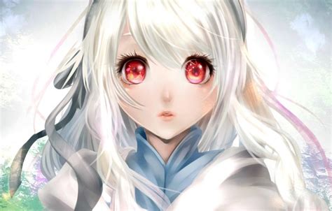Image Anime Girl With White Hair And Red Eyes 2 Freerealms Wiki
