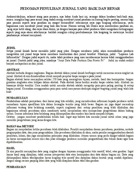 Latar belakang teori dan tujuan penelitian. (DOC) PEDOMAN PENULISAN JURNAL YANG BAIK DAN BENAR | obie ...