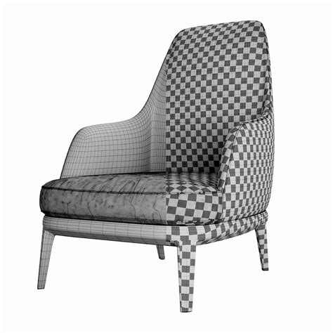 Poliform Jane Lounge Armchair 3d Model Cgtrader