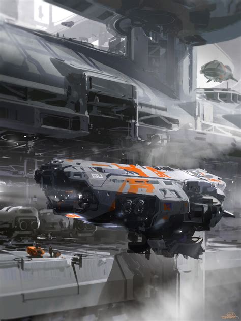 Concept Ships Concept Spaceship Art By Sparth