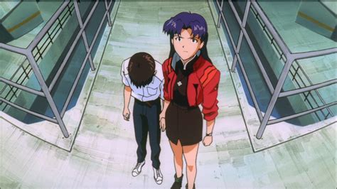 Neon Genesis Evangelion Shinji And Misato