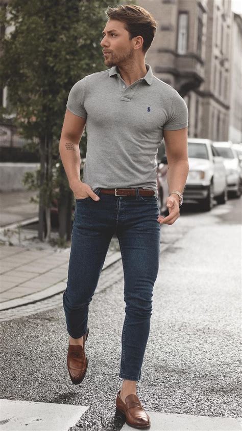 5 Polo Shirt Outfits For Men #poloshirtoutfits #streetstyle