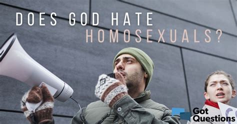 Does God Hate Gays Homosexuals
