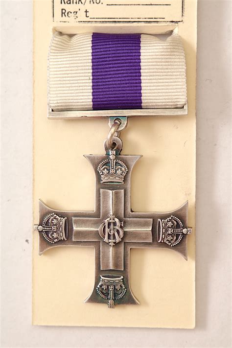 Ww1 Military Cross British Gallantry Medal Blitz Militaria