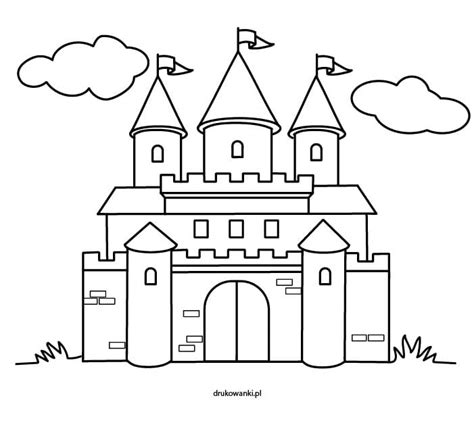 Schloss malen Schritt für Schritt Anleitung - Zeichnen Ideen