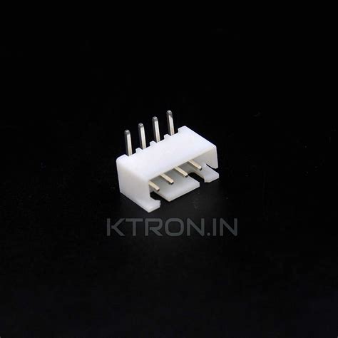 Buy 4 Pin Jst Male Right Angle Connector 254mm Pitch Ktron India