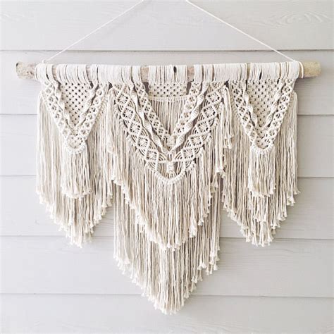 Beauty – Extra large macrame wall hanging | Macrame curtain, Macrame
