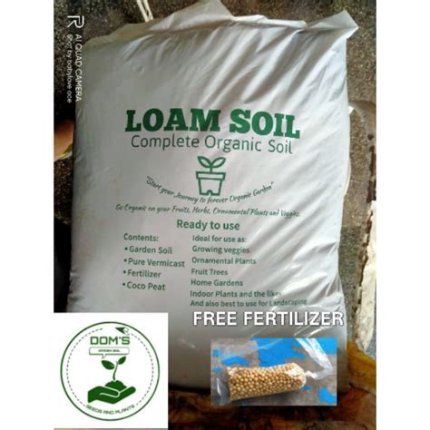 Organic Loam Soil 7 8 Kg Shopee Philippines