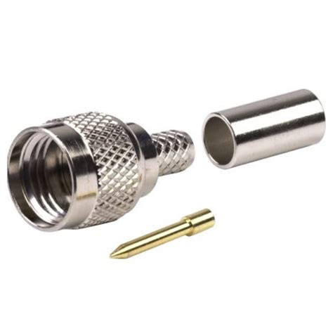 Pulse Larsen Mplcrimp Mini Uhf Male Crimp Connector Rg58u