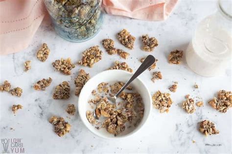 While granola can be purchased at the store, a simple recipe can be made at home that will contain 2 1/2 exchanges of starch and one exchange of fat. Low-Carb Keto Granola | Diabetes Diet
