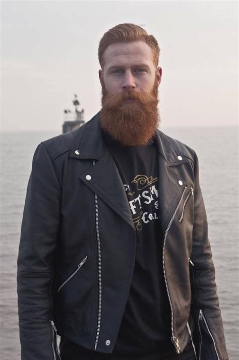 Gwiym Pugh Being Ridiculously Handsome Full Thick Red Beard And