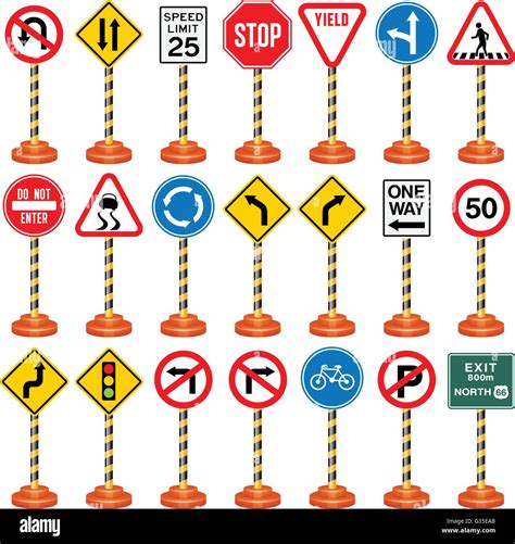 Traffic Signs And Symbols And Their Meanings