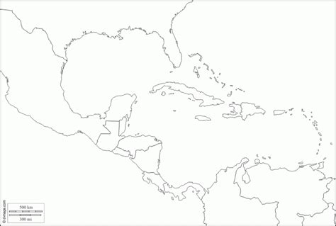 Mapa De América Central Paises Y Capitales De Centroamérica