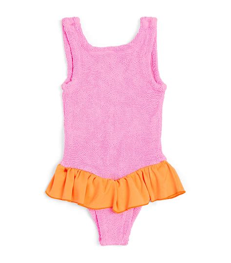 Hunza G Kids Denise Swimsuit | Harrods HK