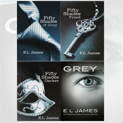 E L James Fifty Shades Of Grey Series 4 Books Collection Grey Fifty